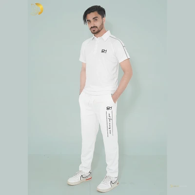 White Premium Fabrics Tracksuite