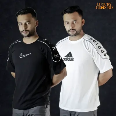 Black-White Combo Stylish DropShoulder