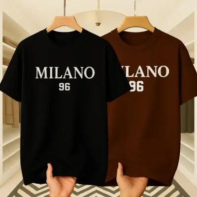Black-Coffe Two Set Stylish T-shirt