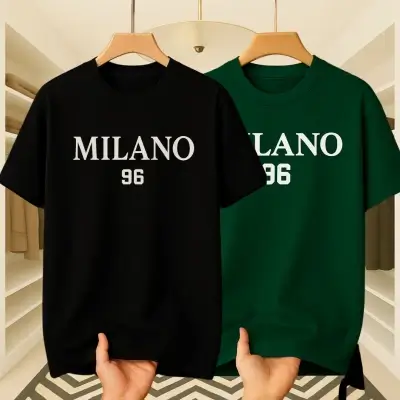 Black-Green Two Set Stylish T-shirt