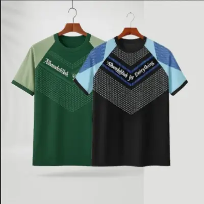 Green & Black Stylish T-Shirt