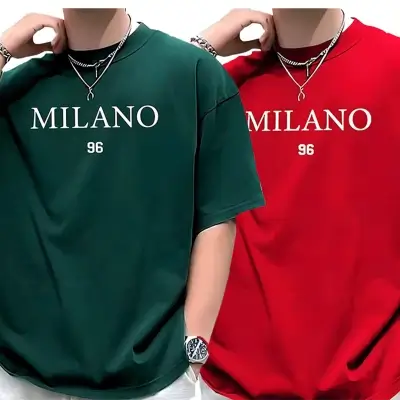Green-Red Two Set Stylish DropShoulder