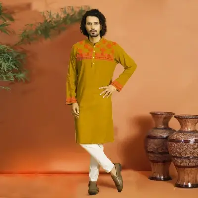 Light Green Stylish Premium Punjabi