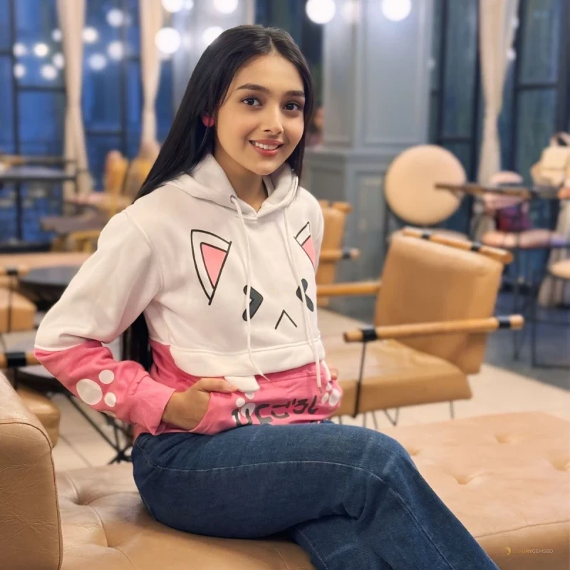 Pink Colour Pikkachu Hoodie