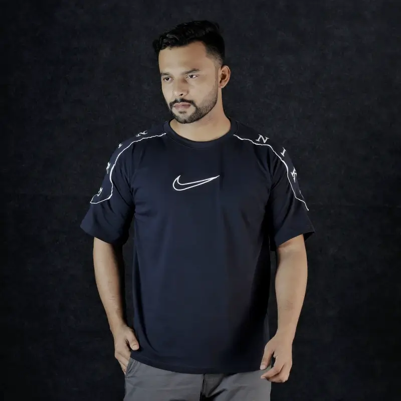 Blue Nike Stylish DropShoulder