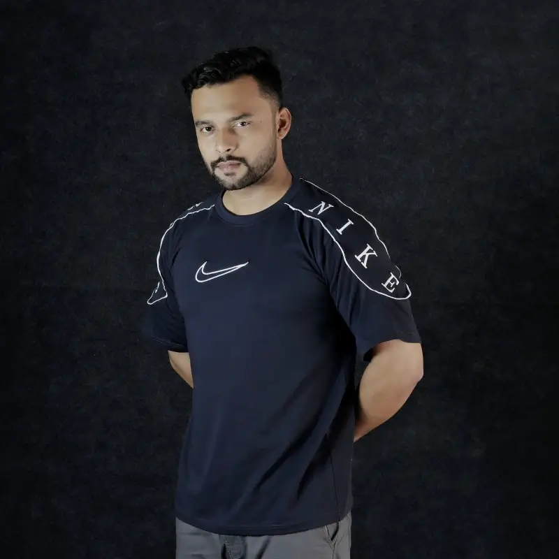 Blue Nike Stylish DropShoulder