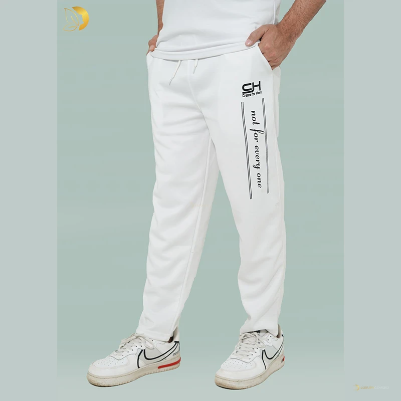 White Premium Fabrics Tracksuite