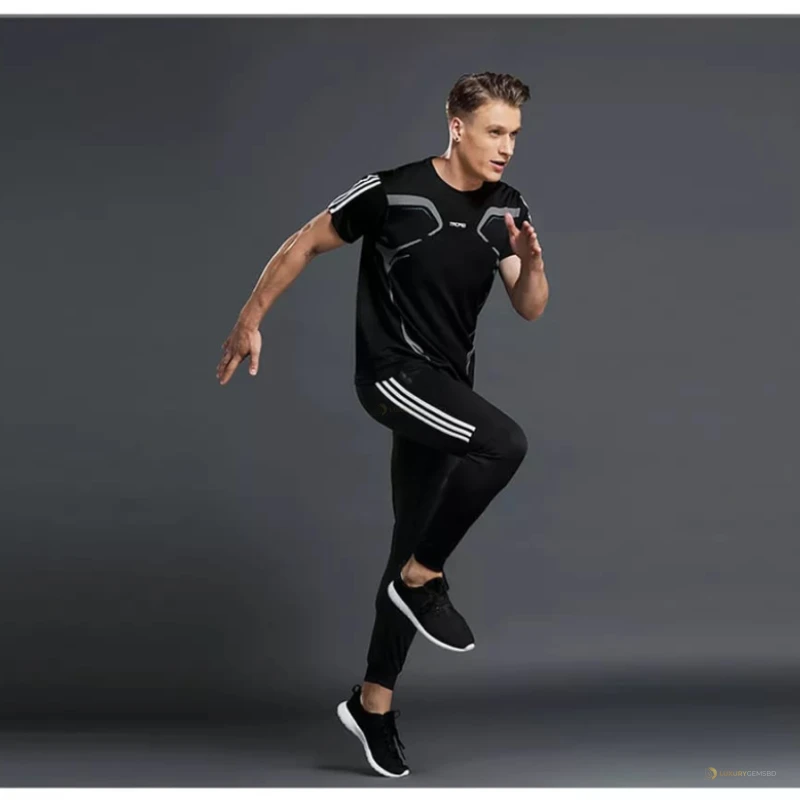 Tracksuit Sports T-Shirt & Trouser (2pc Set)