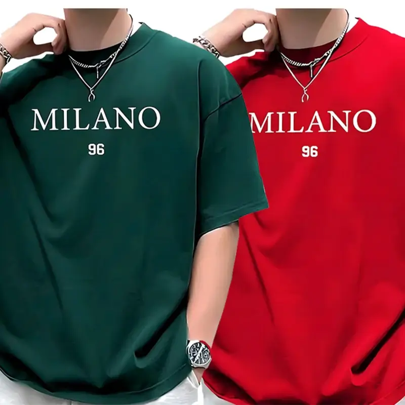 Green-Red Two Set Stylish DropShoulder