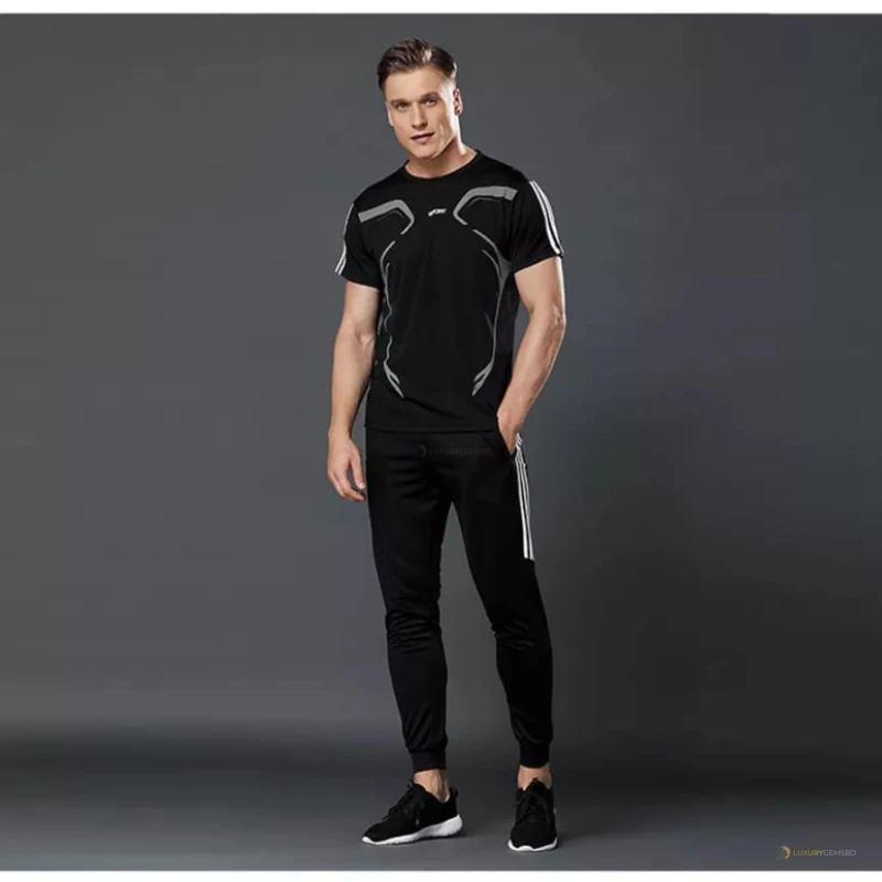 Tracksuit Sports T-Shirt & Trouser (2pc Set)